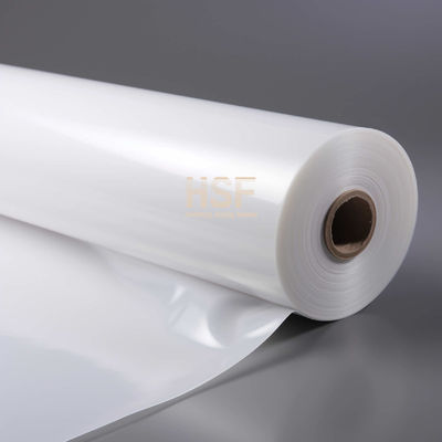 40μm Milky White Cast Polypropylene Film untuk bahan label dan aplikasi kemasan