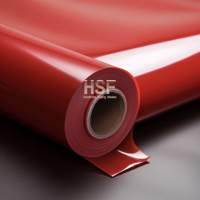 Film pelepasan silikon polipropilena cor CPP merah opaque 60μm untuk kemasan industri