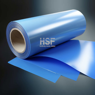 85 μM Blue MOPP Film Pelepasan Berlapis Silikon Untuk Kemasan Makanan, Laminasi, Label Pita, Aplikasi Industri
